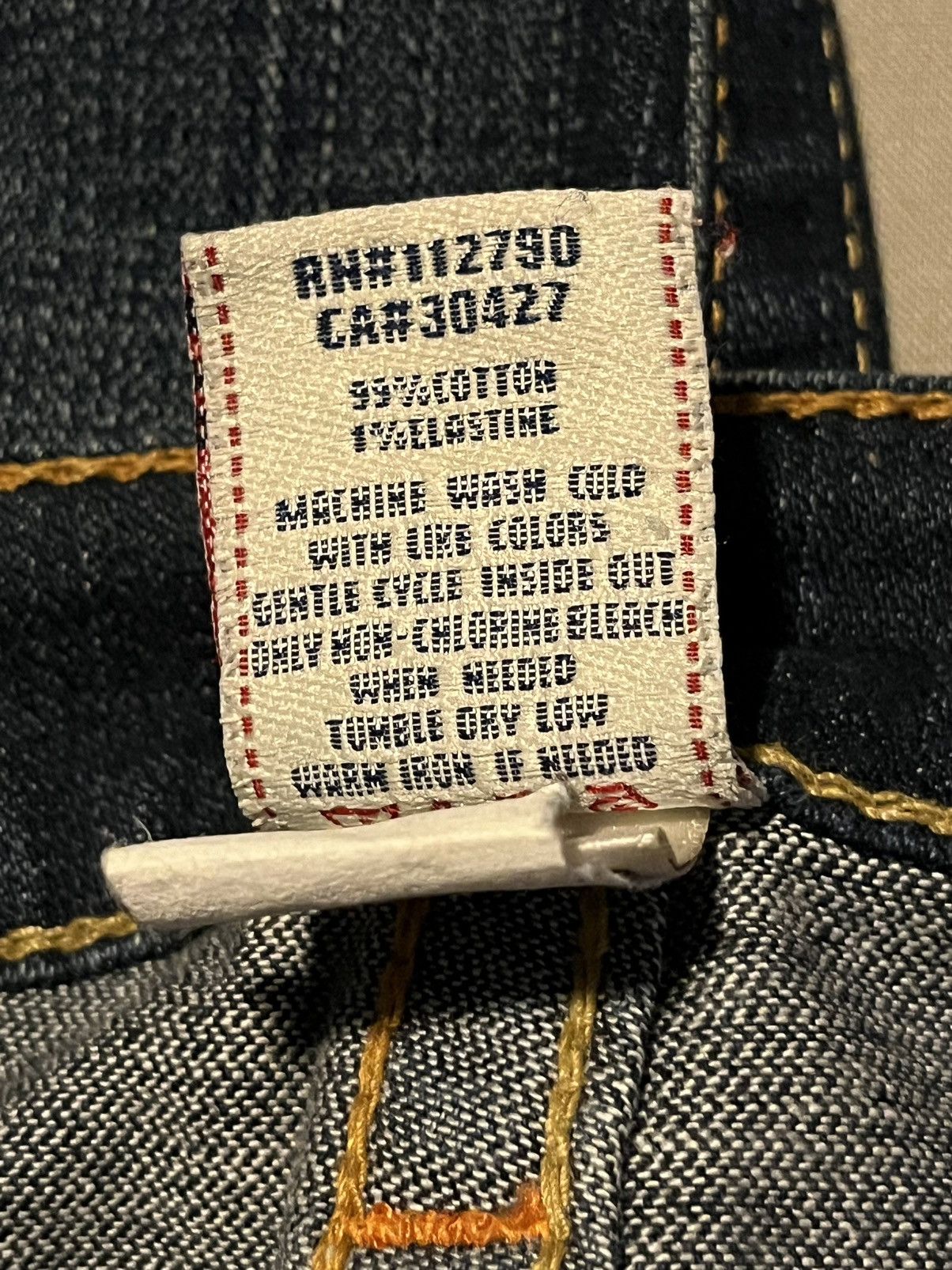 True Religion Vintage True Religion Brand Jeans Billy Straight Denim USA Size 29" - 13 Thumbnail