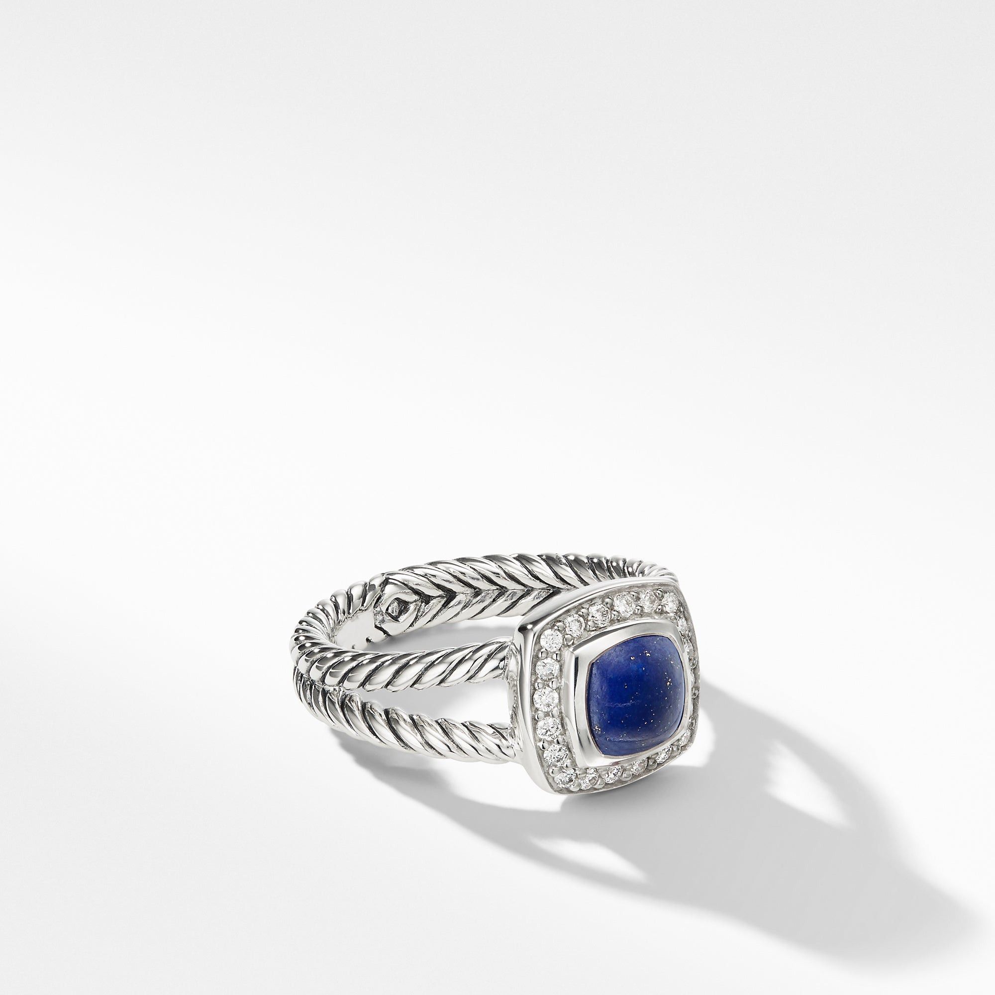 David Yurman o1w1db10526 R07443D Size:7/ Petite Albion Ring in Silver Size ONE SIZE - 1 Thumbnail