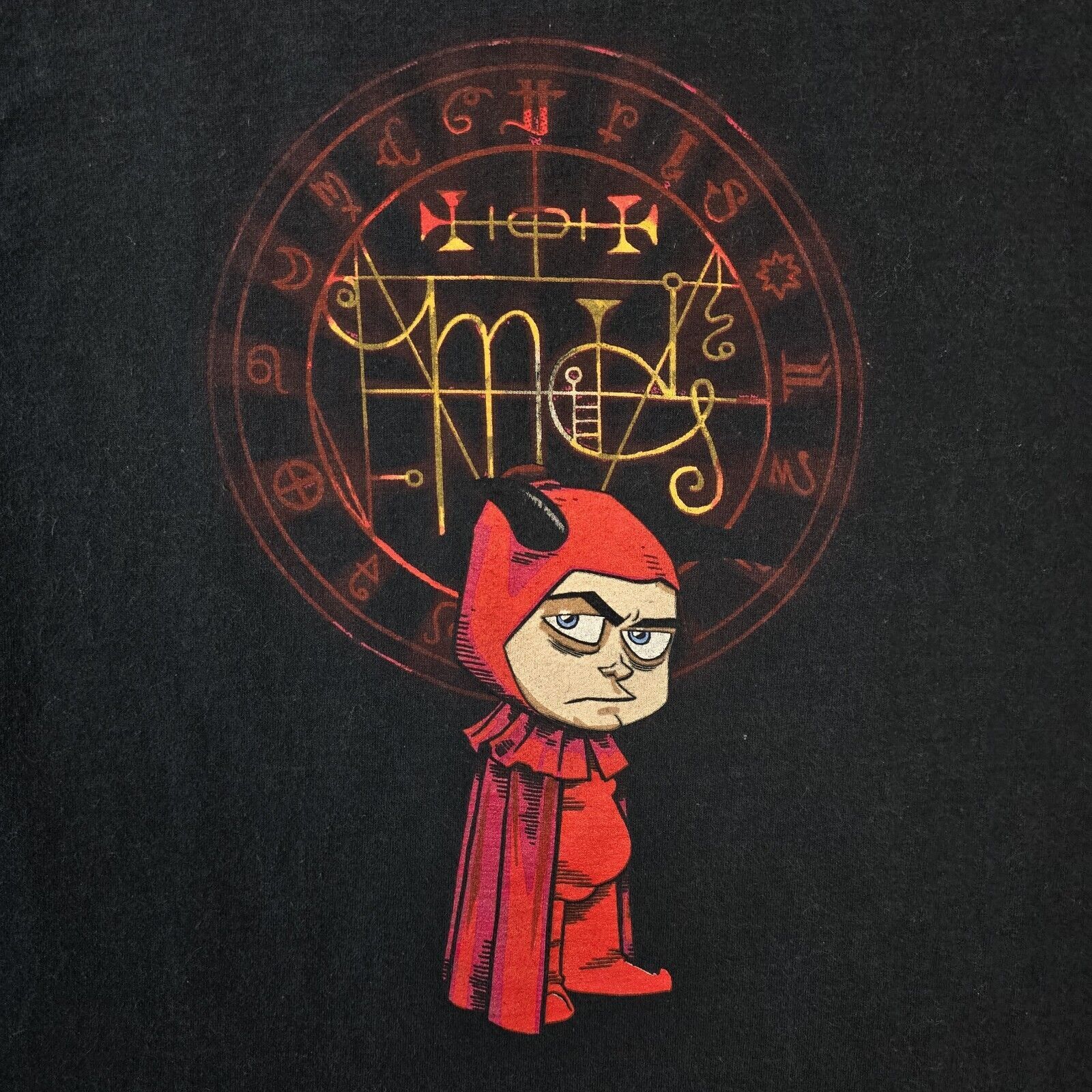 Fruit Of The Loom Vtg MC CHRIS Nerdcore Rap Tee Mens Small Devil Boy T-Shirt Size US S / EU 44-46 / 1 - 4 Thumbnail