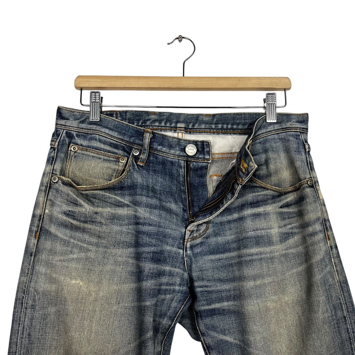 Matsuda Vintage Monsieur Nicole By Matsuda Distressed Denim Size 32" / US 10 / IT 46 - 14 Thumbnail