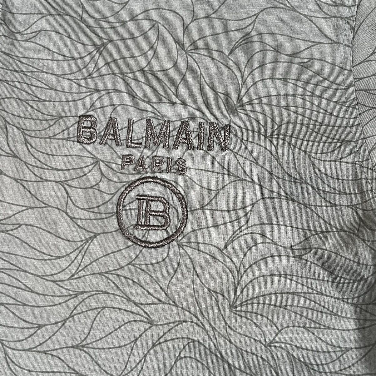 Balmain Men’s All Over Print Balmain Paris Polo Shirt Size Medium Size US M / EU 48-50 / 2 - 2 Thumbnail