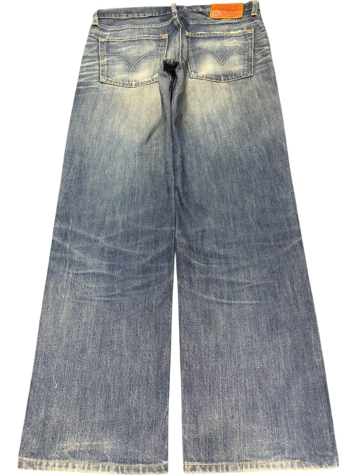 Levi's Vintage 90s Levis 502 Faded Wash Distressed Jeans Size US 33 - 2 Thumbnail