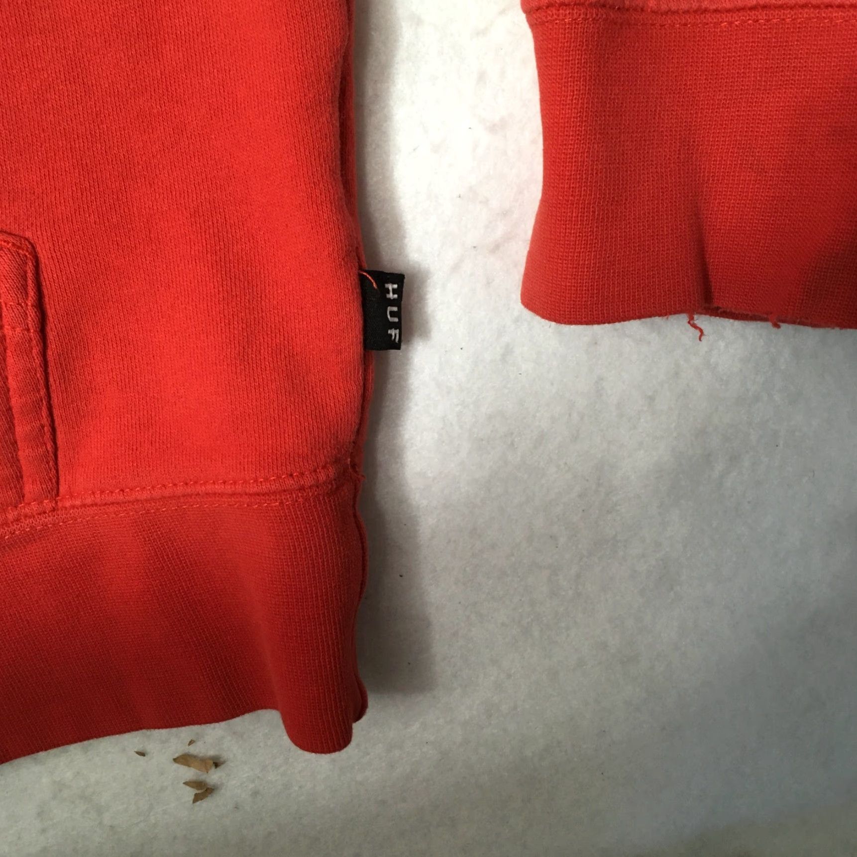 Huf VINTAGE HUF Hoodie Adult L Red Logo Sweatshirt Sweater Skater Size US L / EU 52-54 / 3 - 6 Thumbnail