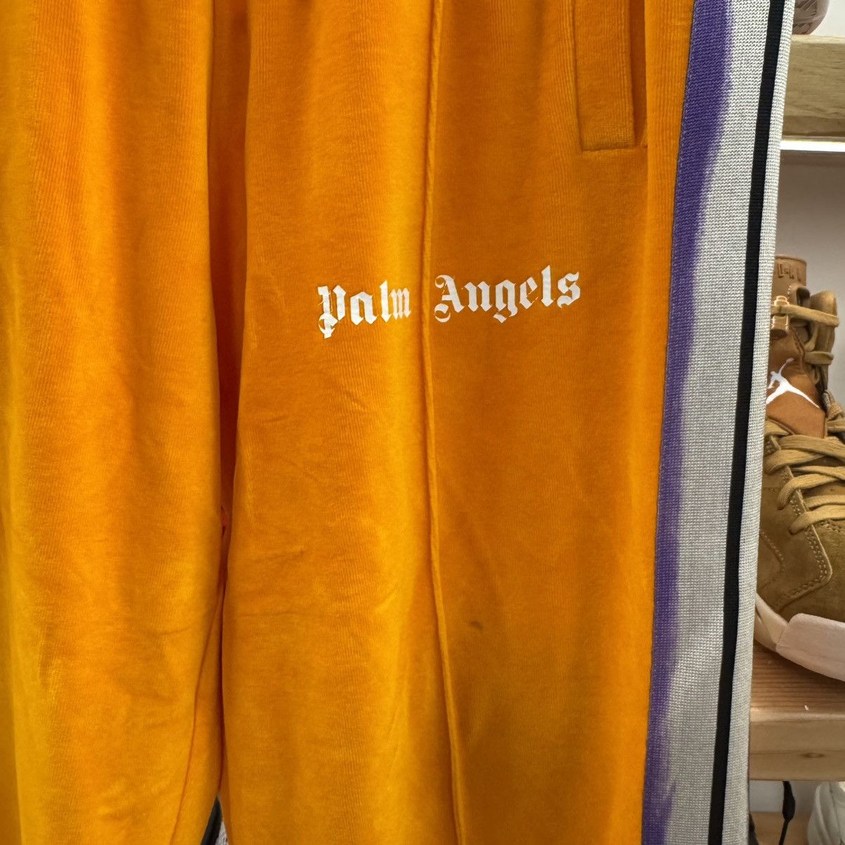 Palm Angels Palm Angels Tie Dye Tape Chenille Track Pants Orange Size US 34 / EU 50 - 2 Thumbnail