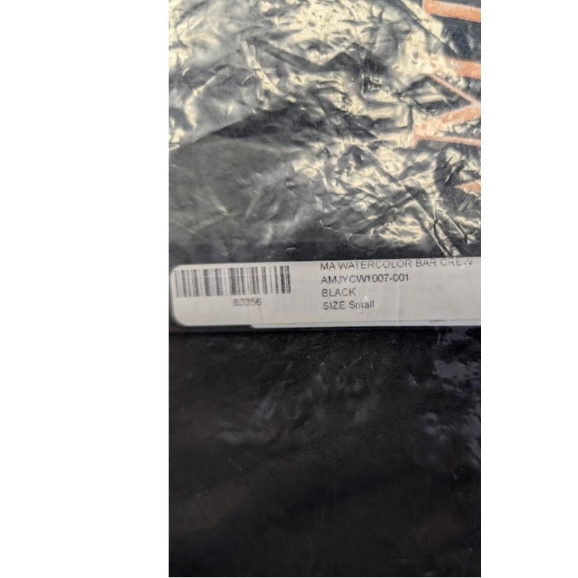 Amiri o1rshd1 MA Watercolor Bar Crewneck Sweatshirt in Black S Size US S / EU 44-46 / 1 - 18 Thumbnail