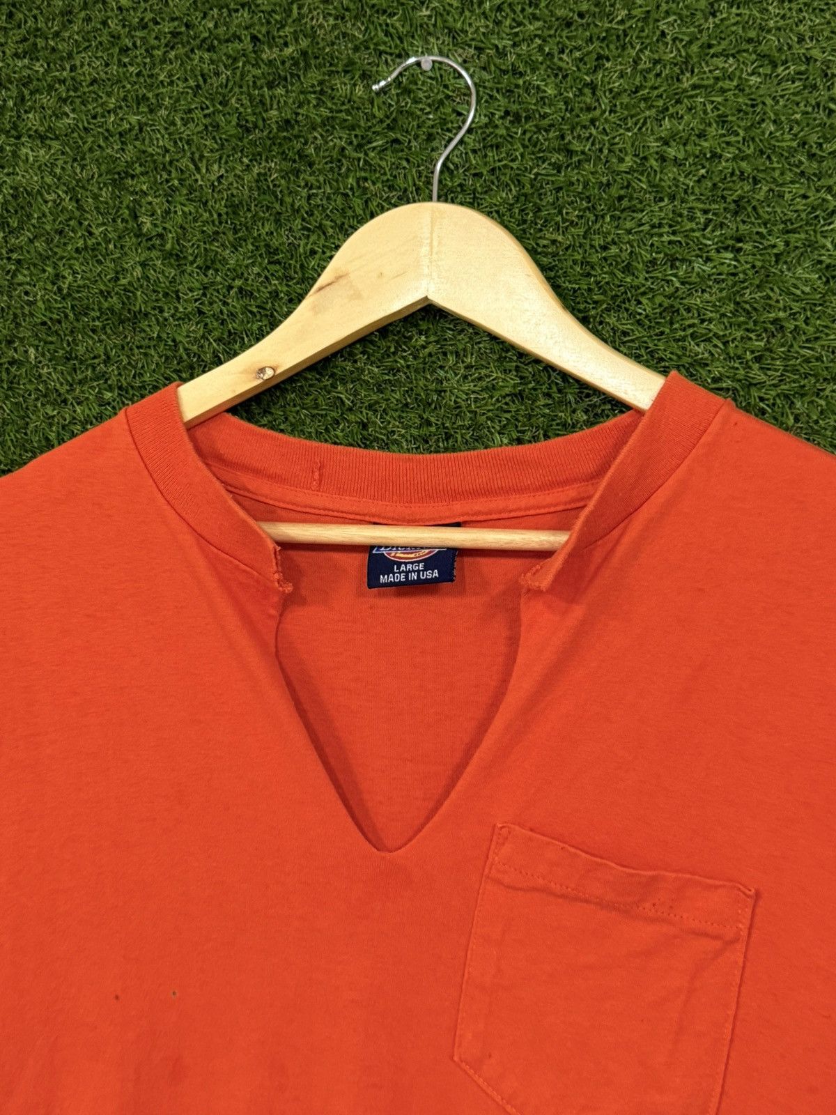 Dickies RARE Made in USA Dickies Orange Heavyweight Pocket Tee Large Size US L / EU 52-54 / 3 - 2 Thumbnail