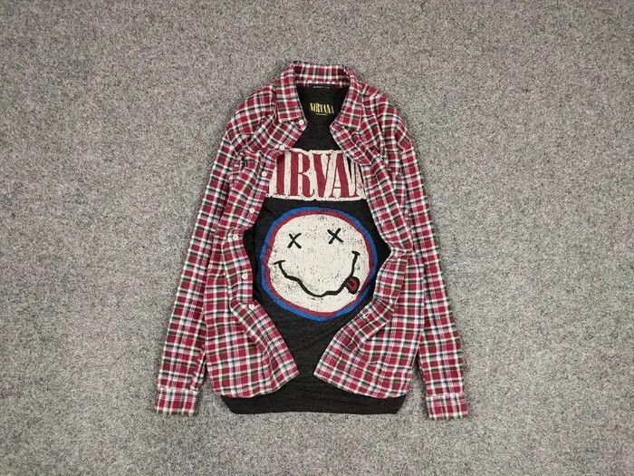 Flannel Vintage Flannel Shirt Checkered Travis Scott Style Hype Size US L / EU 52-54 / 3 - 1 Thumbnail