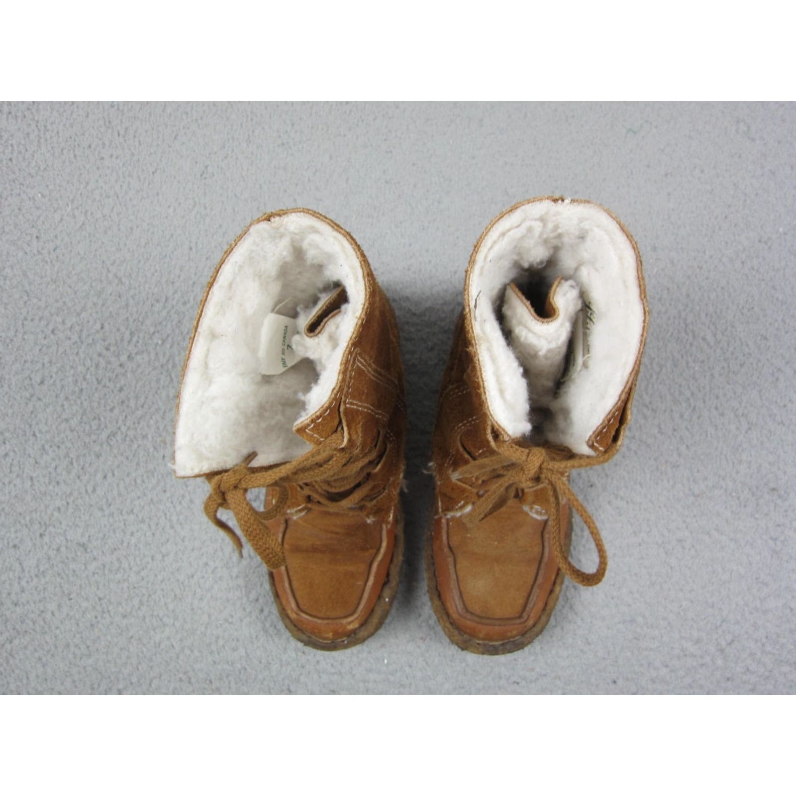 Vintage VINTAGE L.L. Bean Boots Women Brown Shearling Leather Moc Toe Size 7 Boots Women Brown 90s Mens Womens Size US 7 / IT 37 - 4 Thumbnail