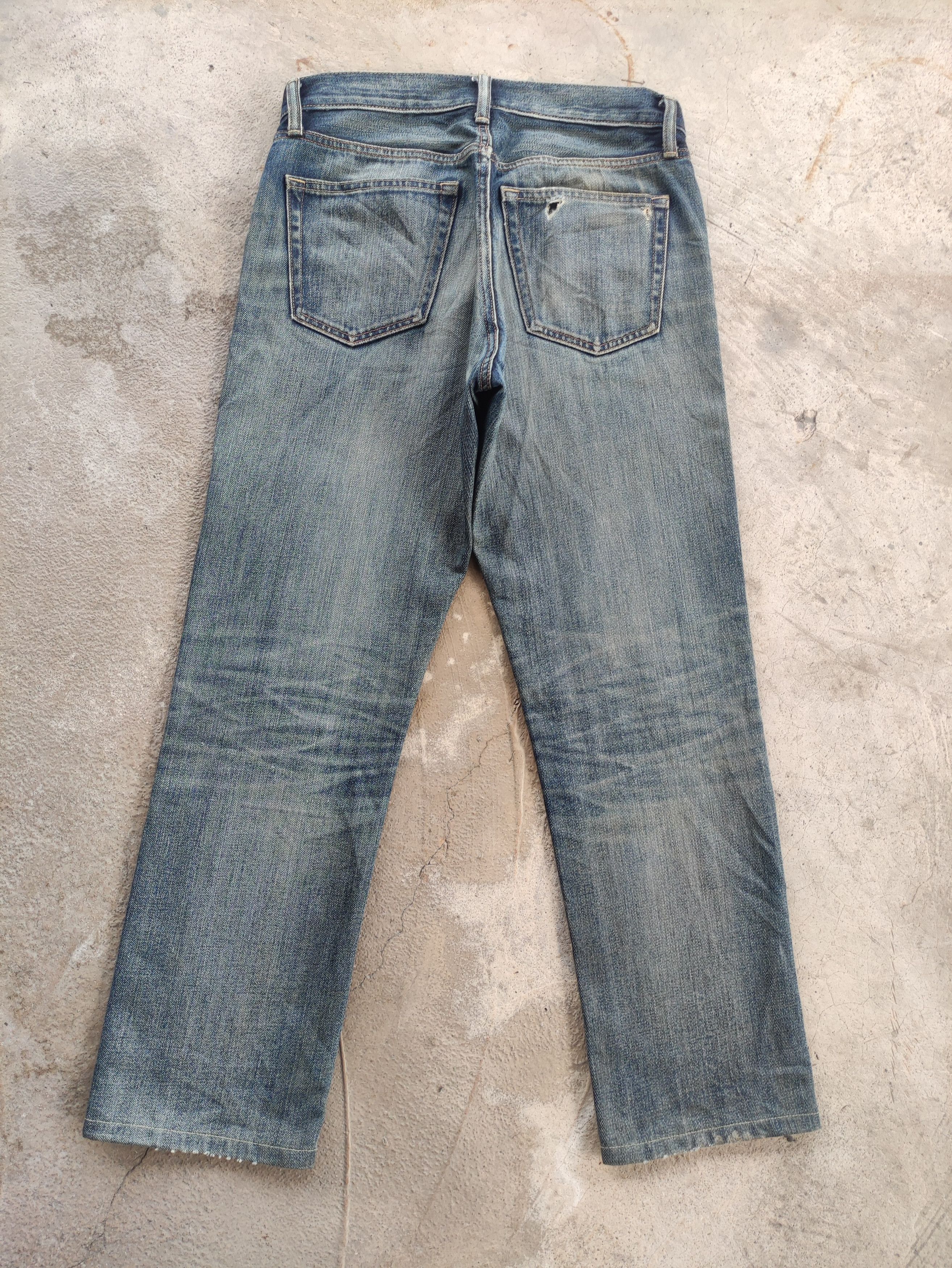 Japanese Brand Vintage Japanese Jean Distressed Faded Denim Pants Size US 31 - 8 Thumbnail