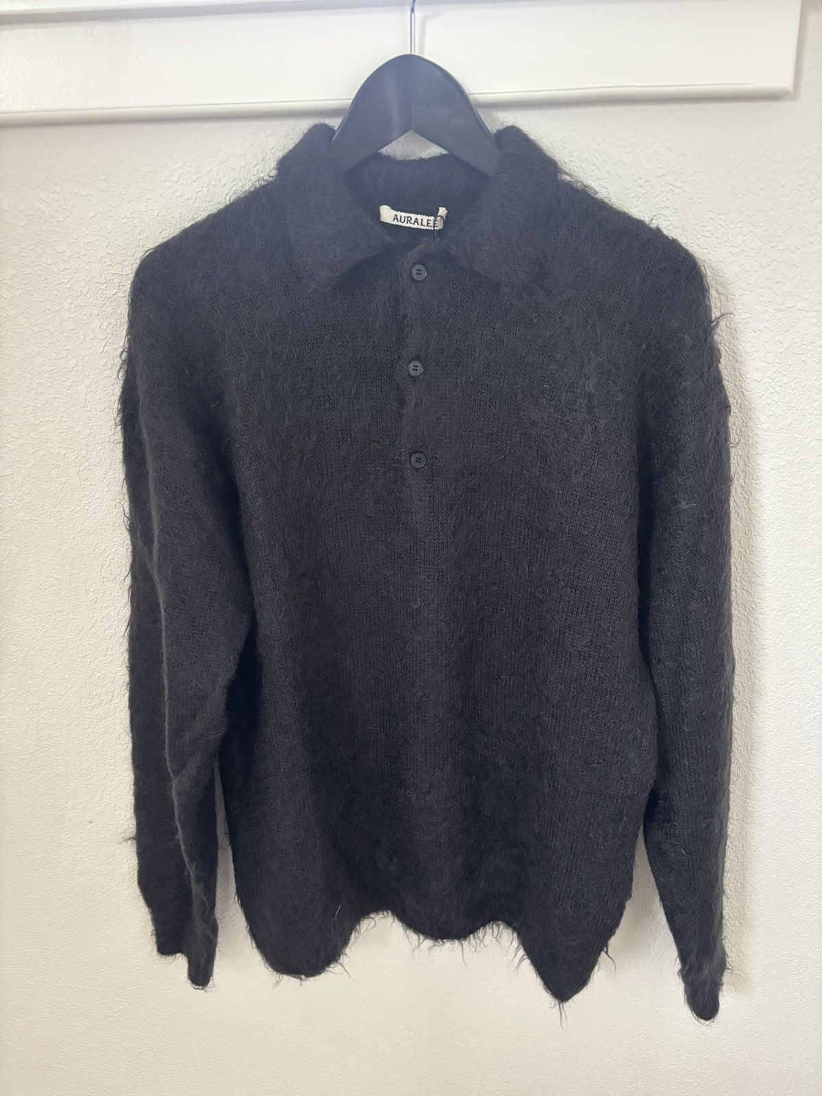 Auralee Baby Cashmere Knit Polo | Grailed