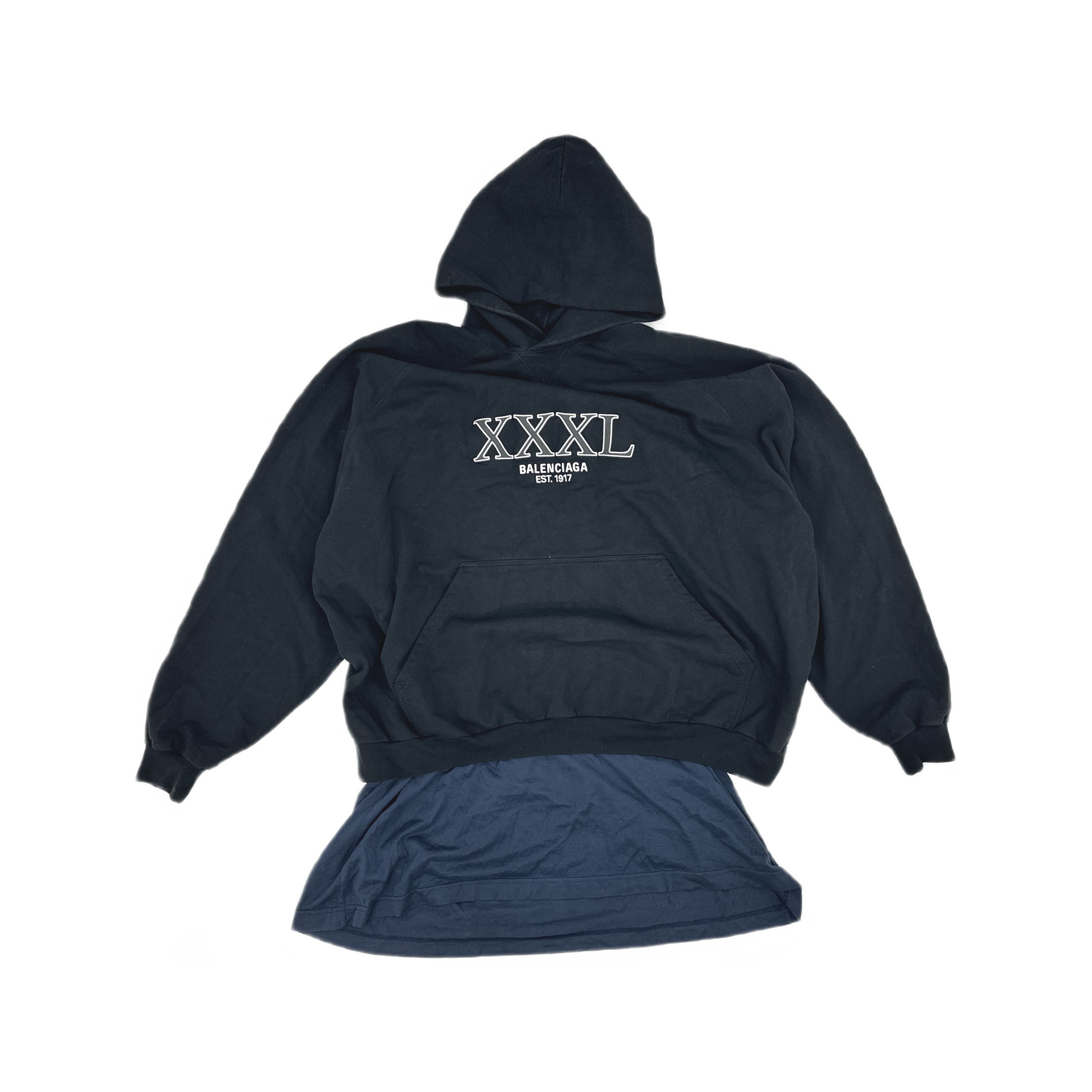 Balenciaga Balenciaga XXXL Logo Hoodie Size M Size US M / EU 48-50 / 2 - 1 Thumbnail