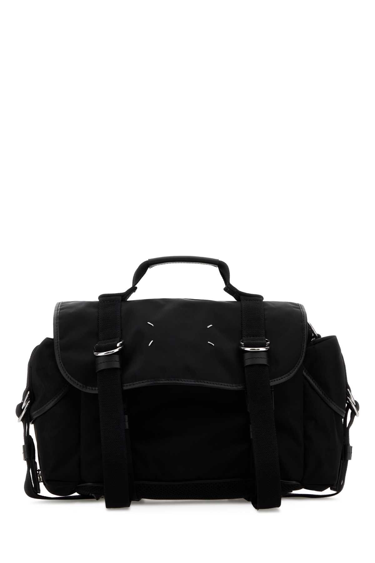 Maison Margiela Black Canvas Messenger Handbag Size ONE SIZE - 1 Thumbnail