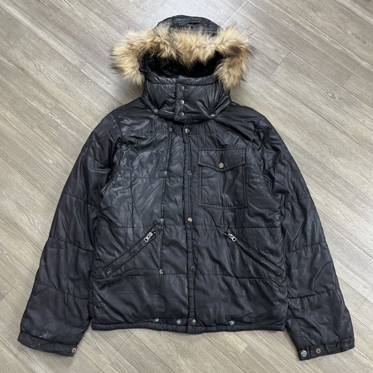 Japanese Brand 2000s Breathmint IfSixWasNine Kmrii Goa Lgb Fur Down Jacket Size US L / EU 52-54 / 3 - 1 Thumbnail