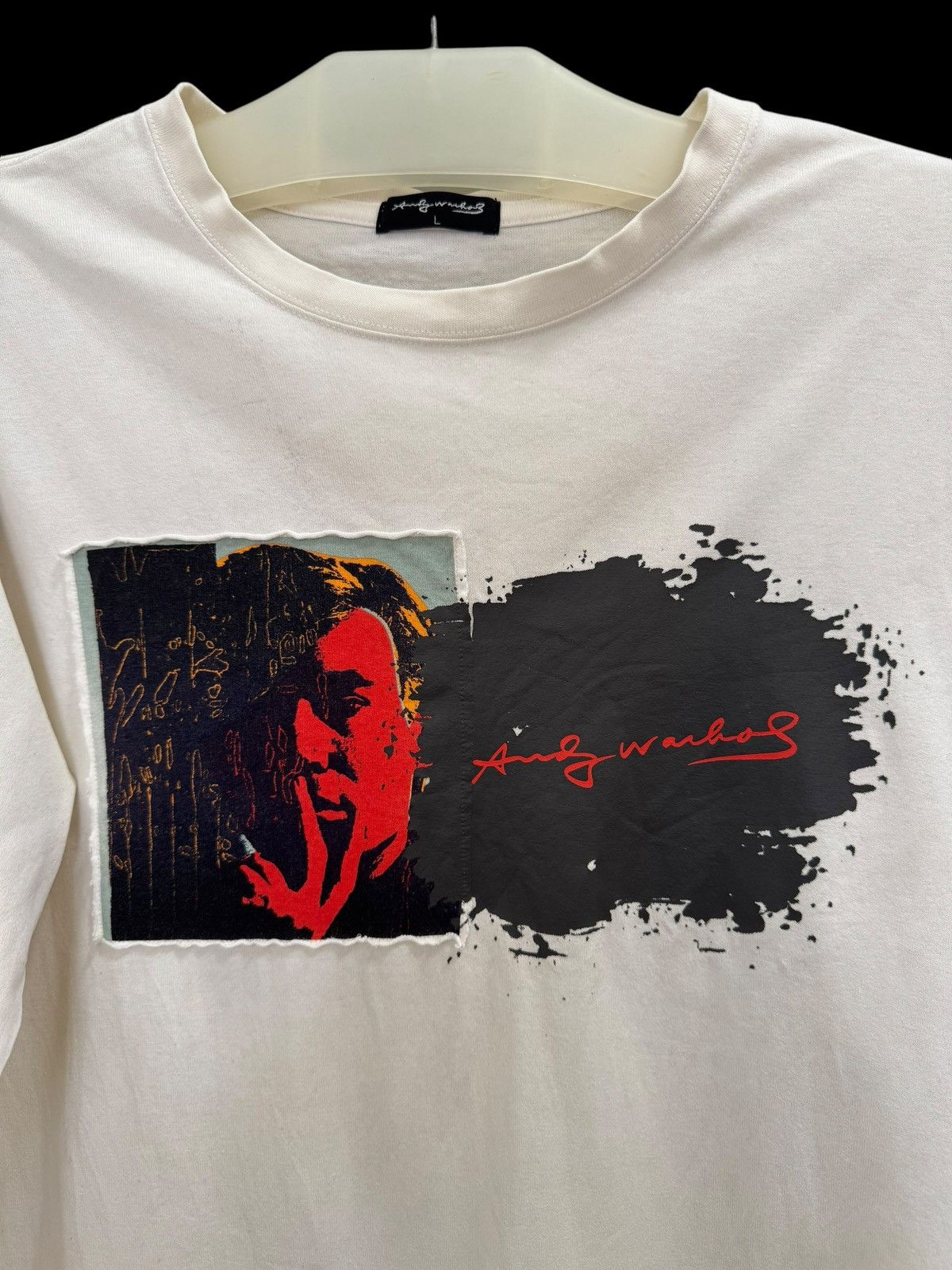 Andy Warhol × Designer × Uniqlo ANDY WARHOL UNIQLO SELF PORTRAIT PATCHES LONGSLEEVE TEE Size US L / EU 52-54 / 3 - 3 Thumbnail