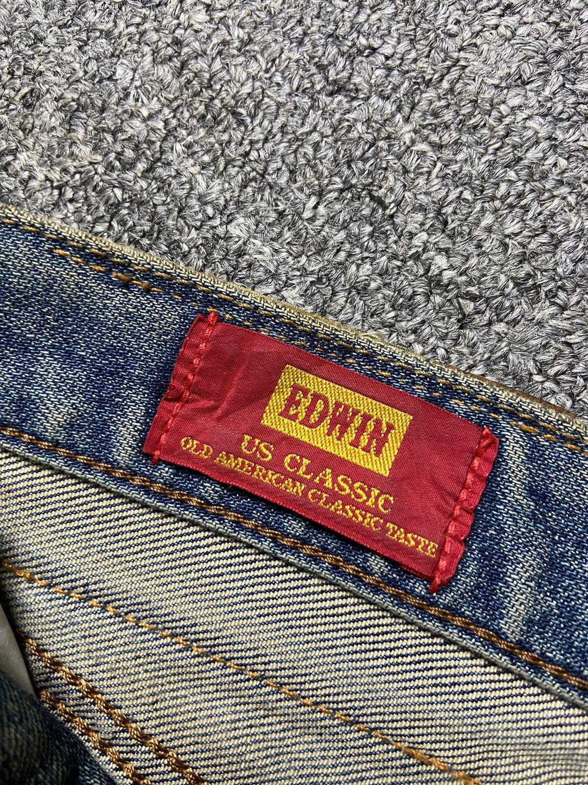 Edwin Edwin 602 US Classic Distressed Jeans (163) Size US 34 / EU 50 - 4 Thumbnail