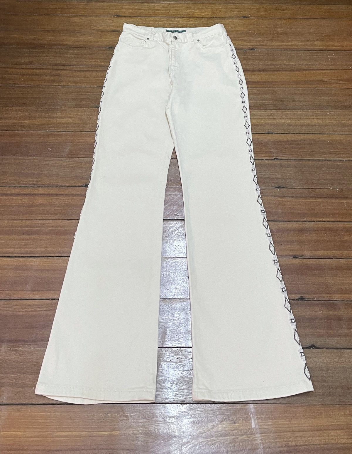 Polo Ralph Lauren Rare Vintage Polo Ralph Lauren Navajo Flared Pants 2000s Size US 32 / EU 48 - 1 Thumbnail