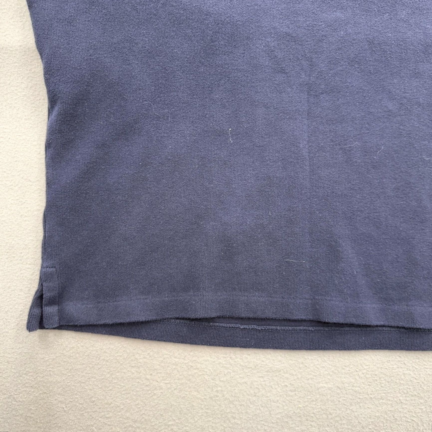 Polo Ralph Lauren Polo Ralph Lauren Sweater Mens 2XL Navy Blue Quarter Zip Pullover Cotton Mock Neck Knit Logo 1/4 Zip Size US XXL / EU 58 / 5 - 6 Thumbnail