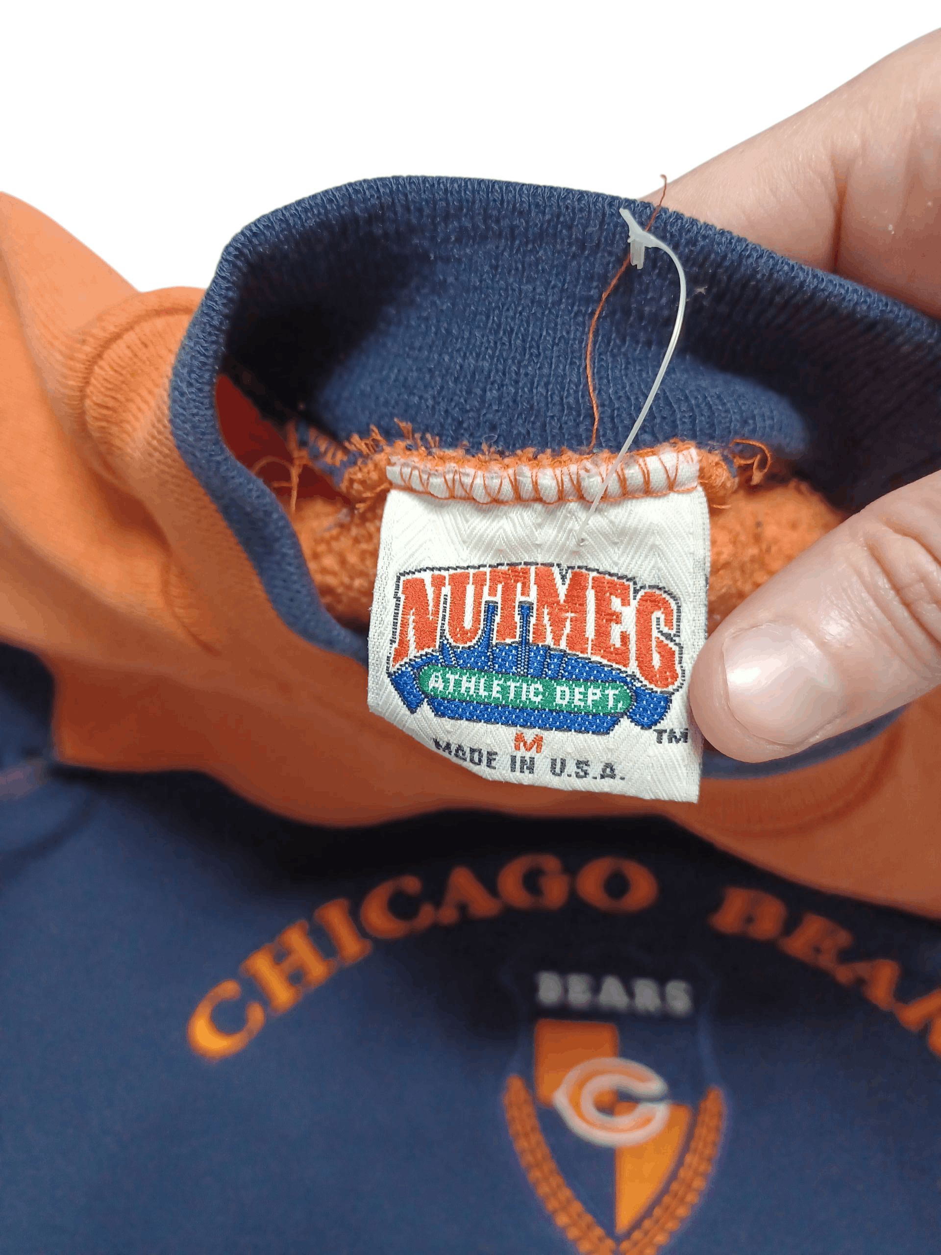 Nutmeg CHICAGO BEARS VINTAGE NFL NUTMEG MADE IN USA SWEATSHIRT Size US M / EU 48-50 / 2 - 5 Thumbnail