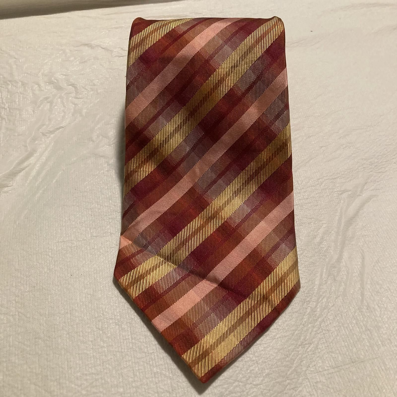 Designer NWOT Kenneth Cole Plaid/Stripe Tie 58/3.5 Size ONE SIZE - 1 Thumbnail