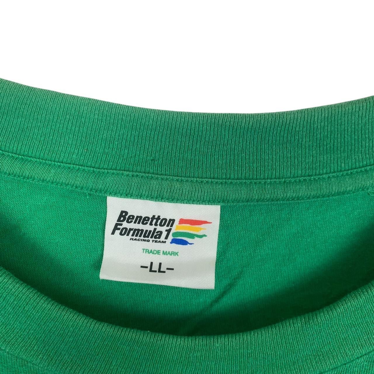 Benetton Vintage BENETTON FORMULA 1 Racing Team Motorsport Tee Shirt Size US XL / EU 56 / 4 - 3 Thumbnail