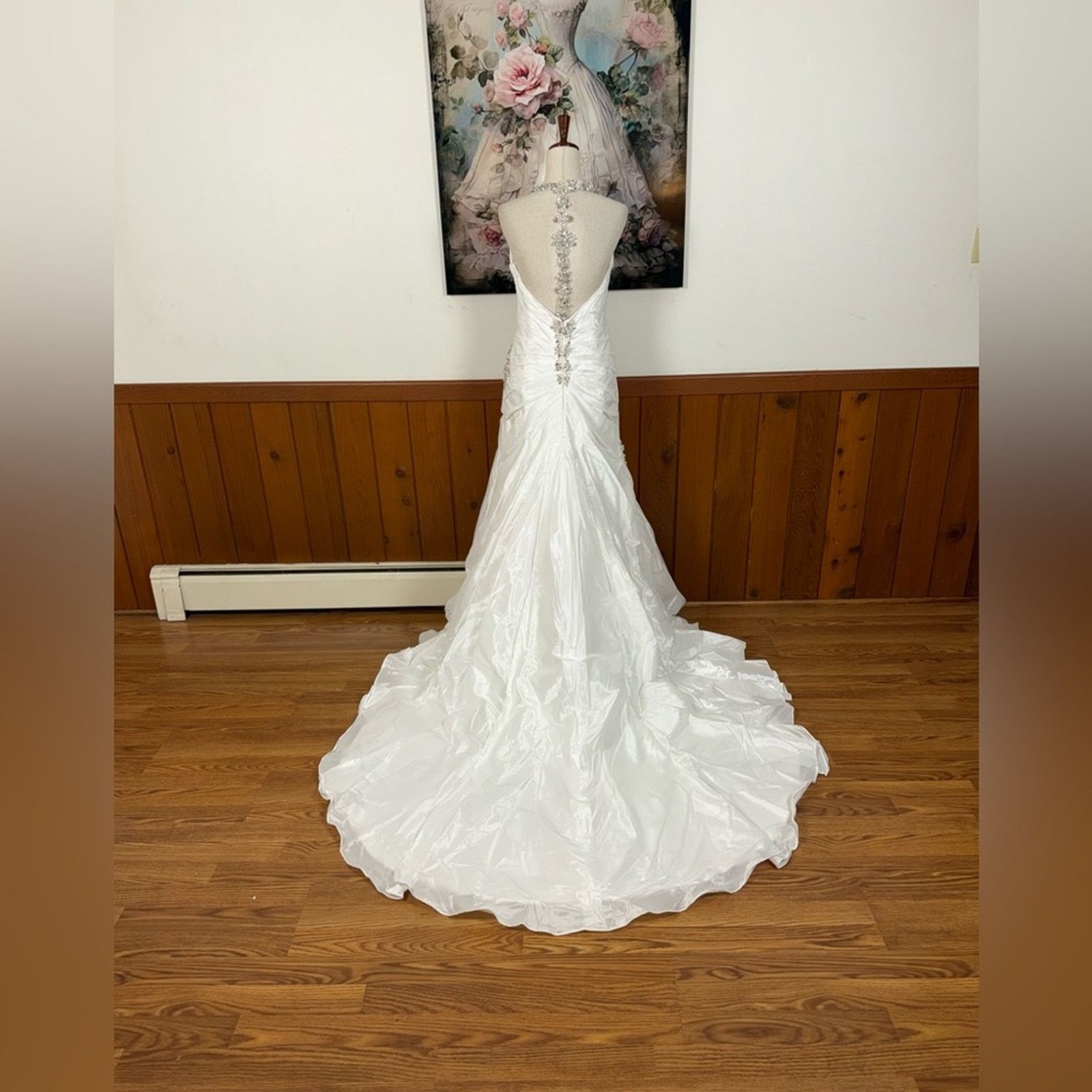 Other Beautiful Sottero & Midgley Ruched Taffeta Wedding Gown Size M / US 6-8 / IT 42-44 - 5 Thumbnail