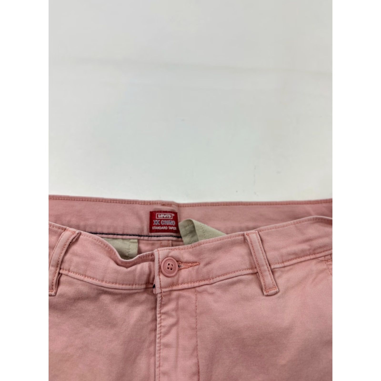 Levi's Levi’s Pants Mens 30x32 Pink Stretch Chino Regular Fit Mid Rise Tapered Leg 5-Pocket Flat Front Casual Jeanswear Men Size US 30 / EU 46 - 3 Thumbnail