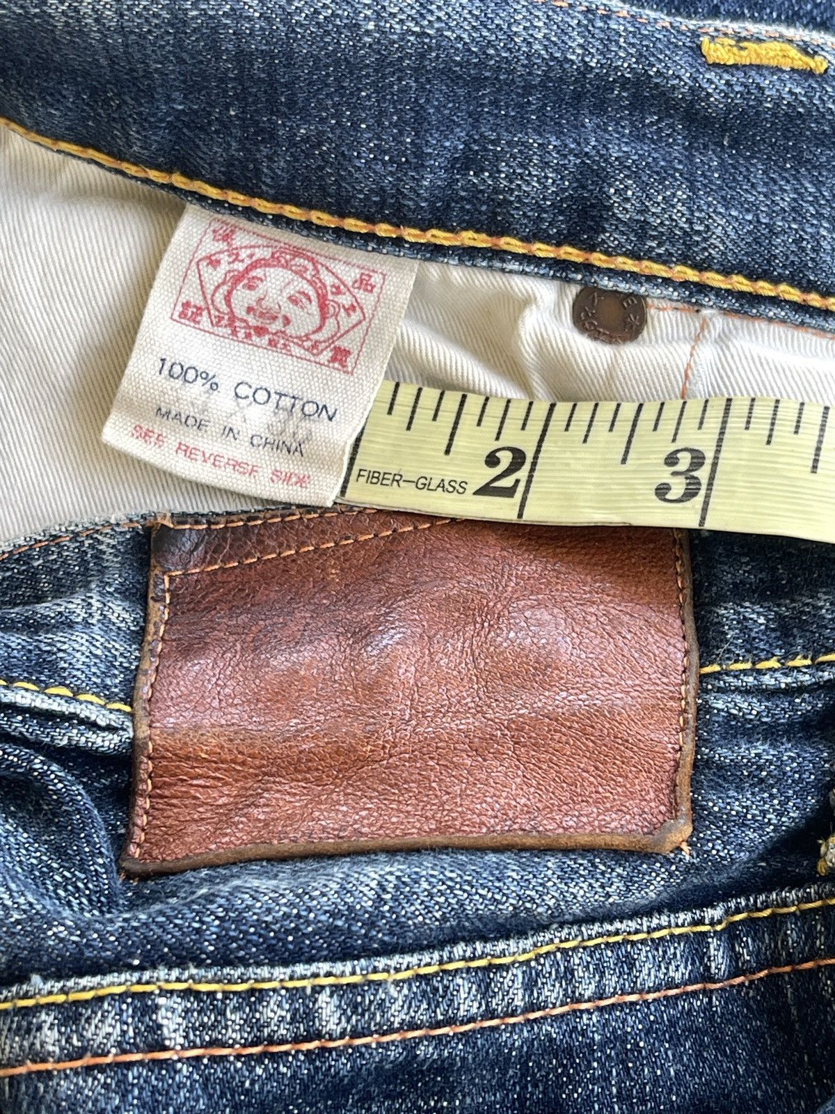 Evisu Evisu Daicock Distressed Selvedge Denim Size US 34 / EU 50 - 15 Thumbnail
