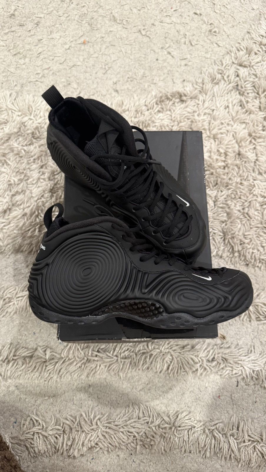Comme des Garcons × Nike NIKE FOAMPOSITE X COMME DES GARCONS black 9.5 Size US 9.5 / EU 42-43 - 1 Thumbnail