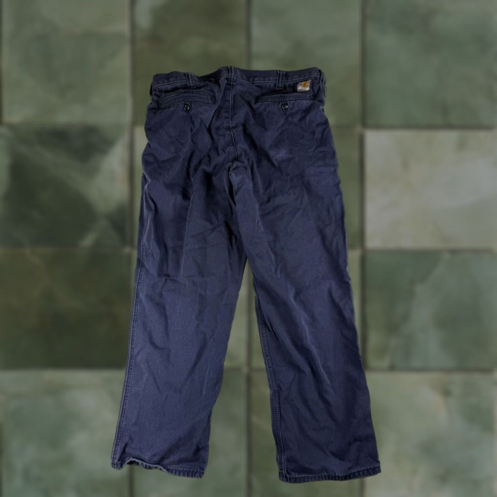 Carhartt VINTAGE Carhartt FR Flame Resistant Pants Navy Blue 36x30 Men Casual Work 371-20 Size US 36 / EU 52 - 1 Thumbnail