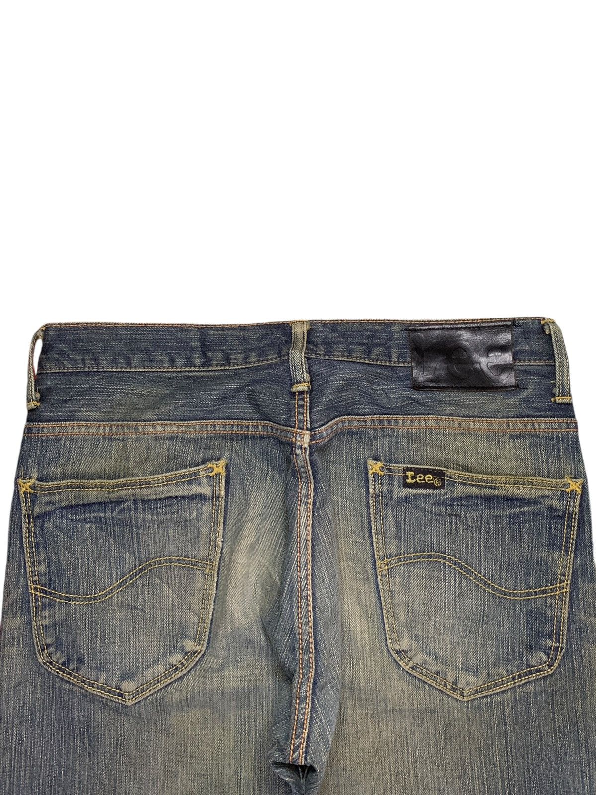 Lee Vintage Japanese Lee Mud Wash Distressed Baggy Jeans Size US 31 - 8 Thumbnail