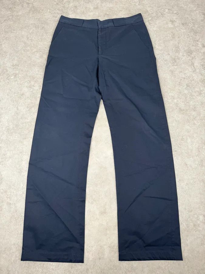 Maison Margiela Maison Martin Margiela Navy Classy Chino Pants Size US 32 / EU 48 - 1 Thumbnail