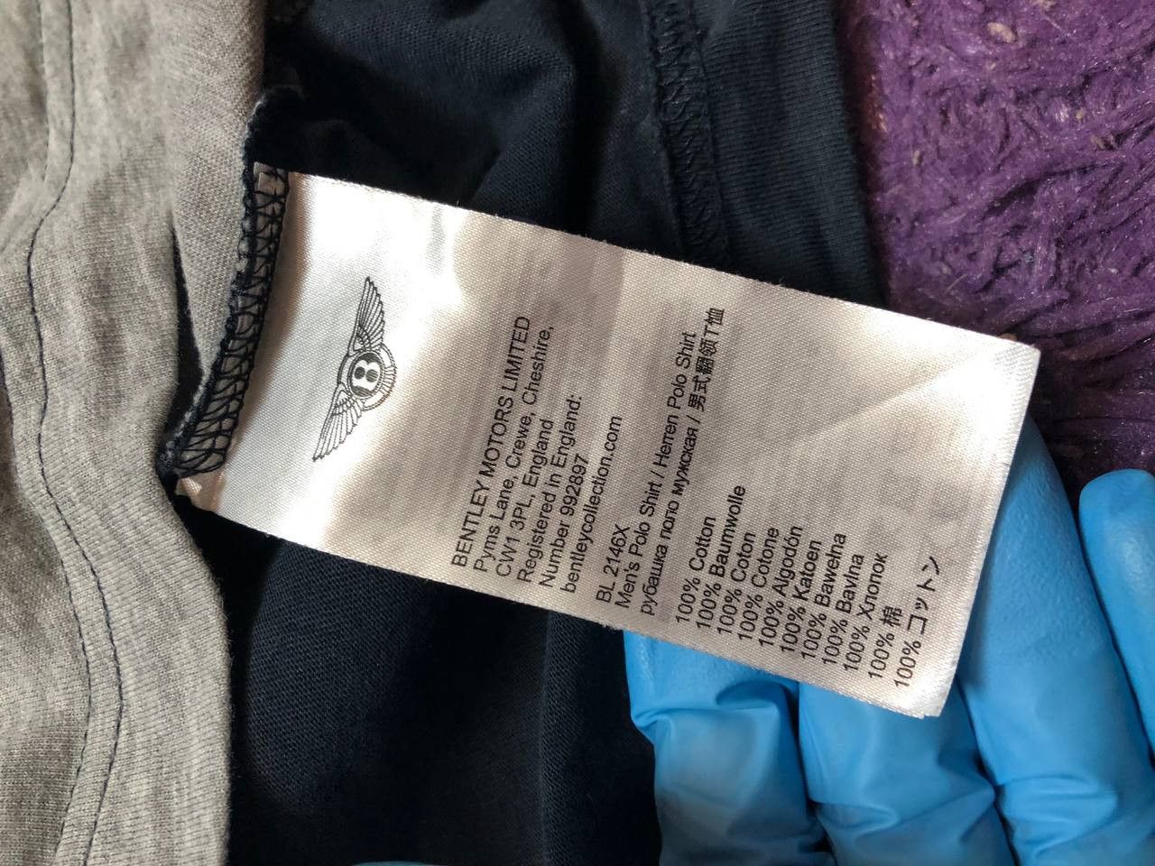 Diesel BENTLEY Basic Polo T-Shirt Logo Size US L / EU 52-54 / 3 - 3 Thumbnail