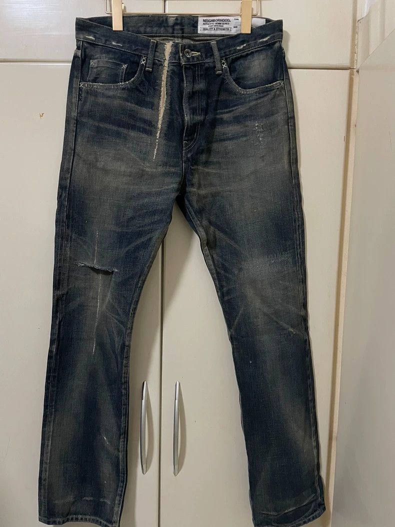 Neighborhood NEIGHBORHOOD 7th Anniversary Denim Jeans Size US 31 - 1 Thumbnail