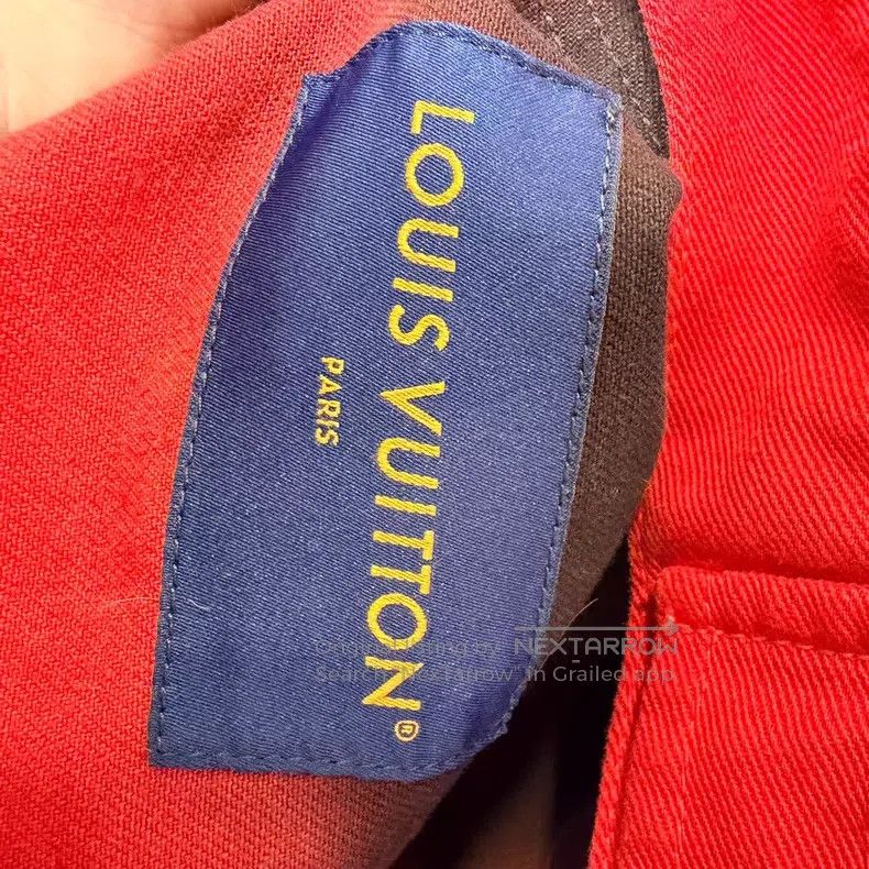 Louis Vuitton Louis Vuitton Black and red ombre denim jacket Size US M / EU 48-50 / 2 - 3 Thumbnail