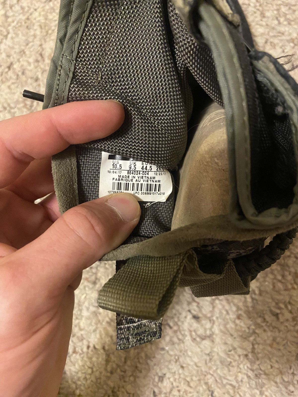 Nike Nike SF Air Force 1 Olive Size US 10.5 / EU 43-44 - 5 Thumbnail