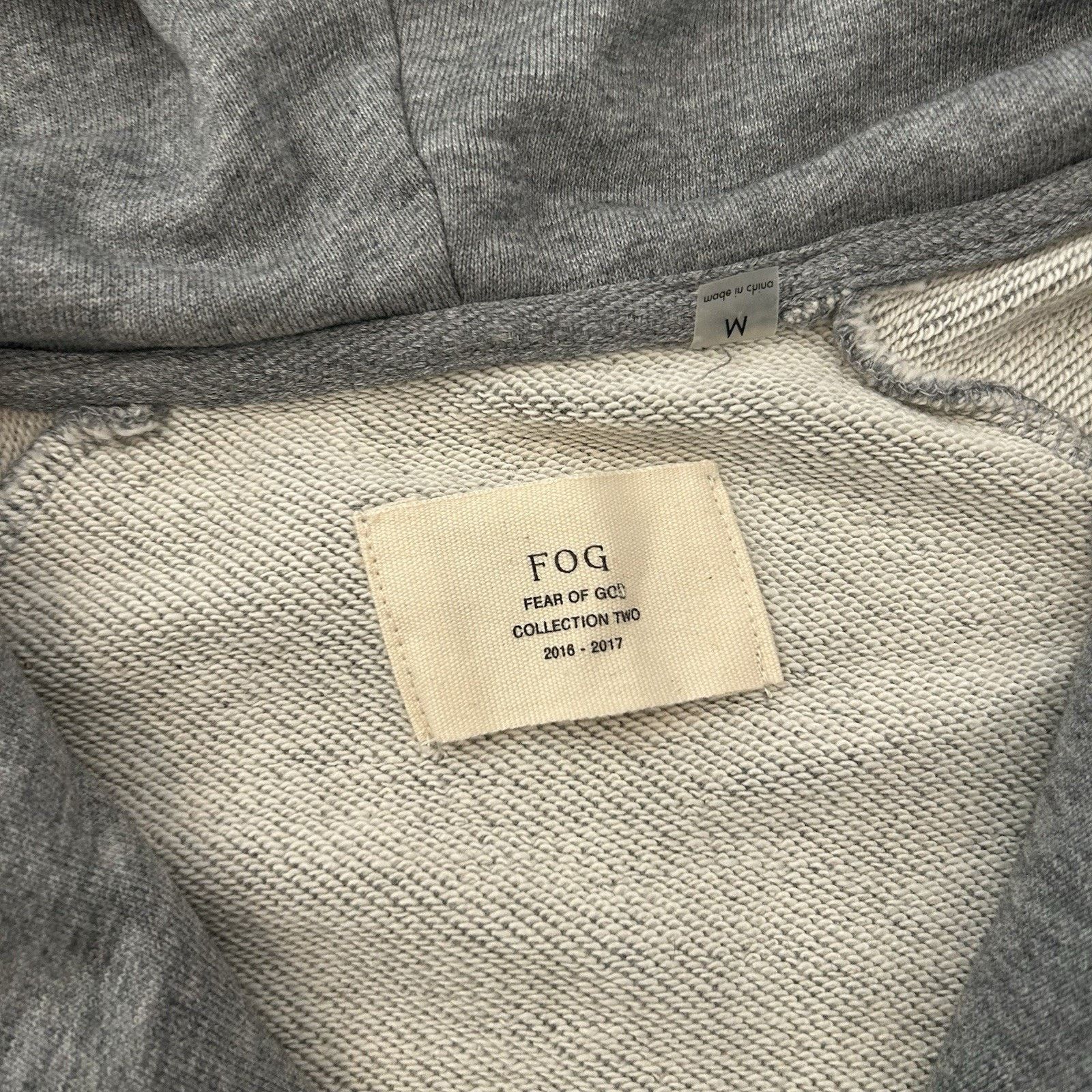 Fear of God NEW Collection Two 2016-2017 Quarter Zip Raglan Hoodie Size US M / EU 48-50 / 2 - 4 Thumbnail