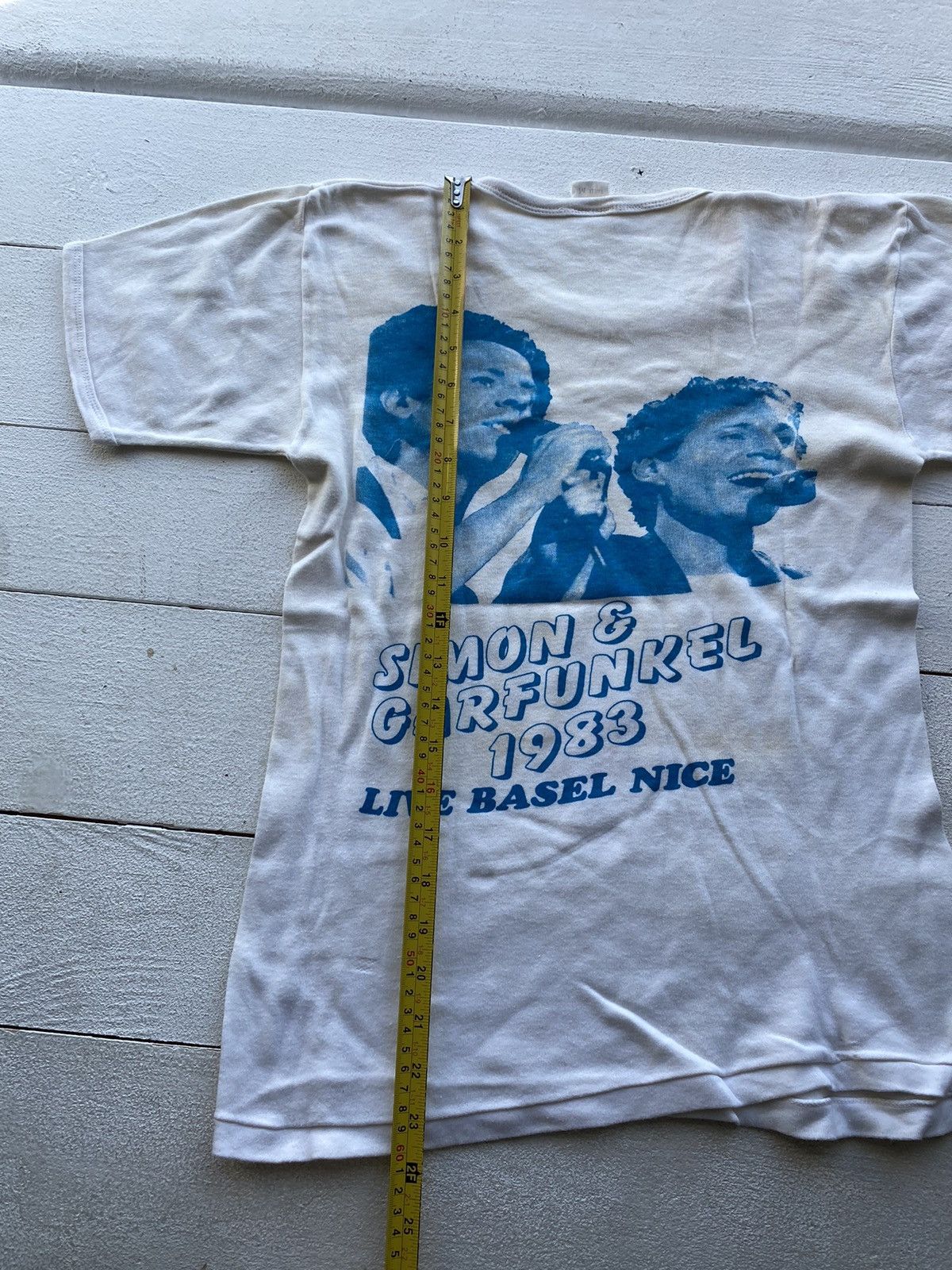 Band Tees × Vintage 1983 Simon Garfunkel Live Basel Nice Tour Shirt mens medium Size US S / EU 44-46 / 1 - 8 Thumbnail