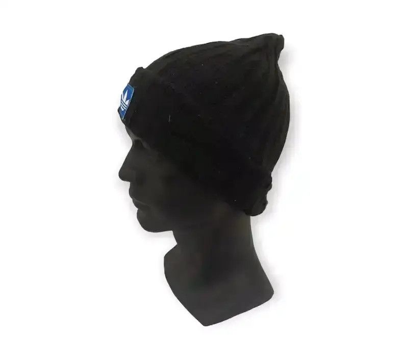 Adidas × Vintage Adidas Small Logo knit Beanie Hat Size ONE SIZE - 2 Thumbnail