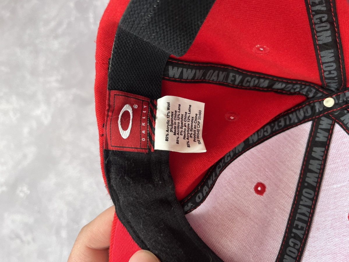 Oakley Vintage Oakley Y2K Metal Logo Style cap hat Red Size ONE SIZE - 5 Thumbnail