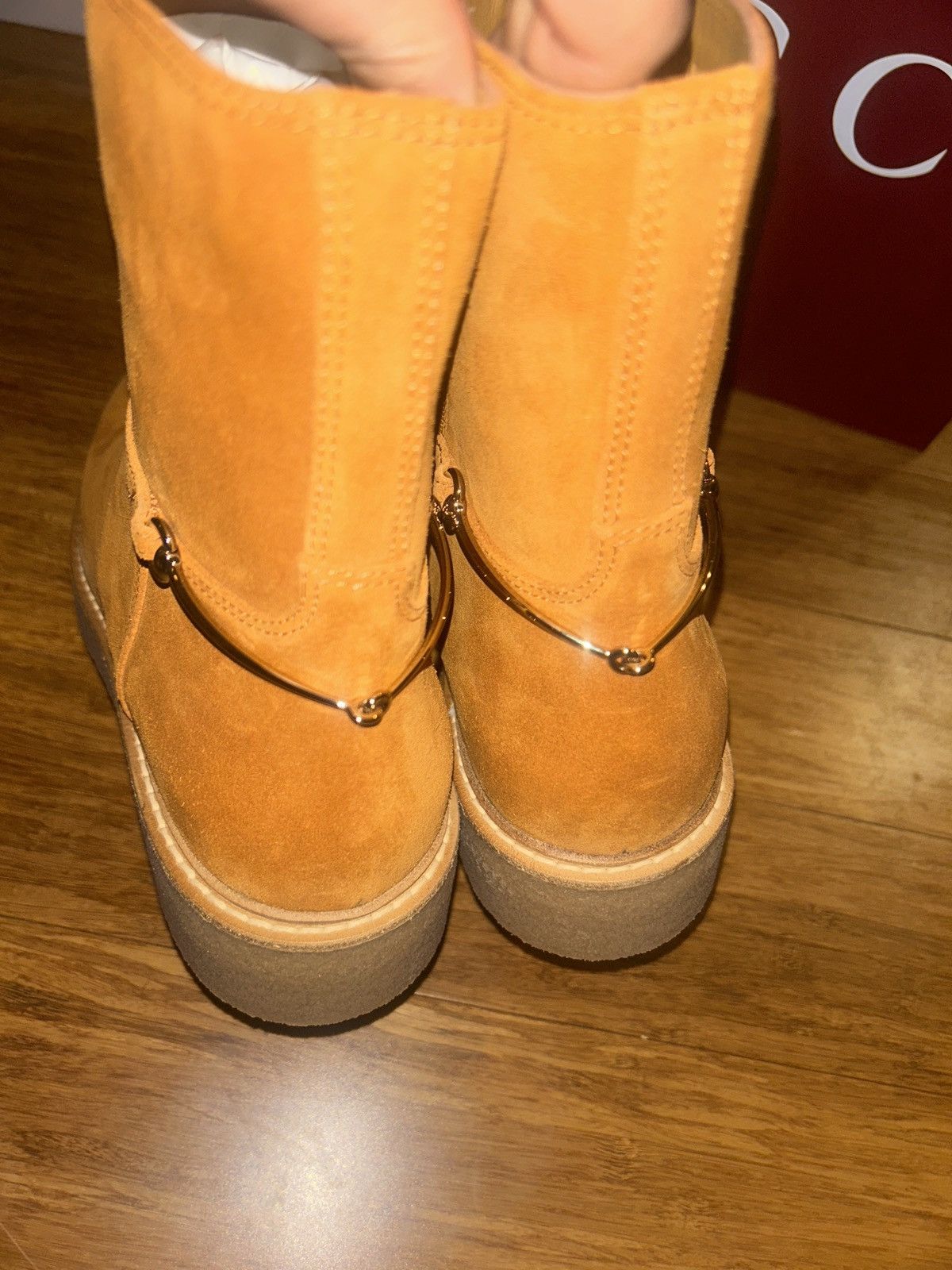 Gucci Gucci Horsebit Edith Ankle Boots Suede size 40 811378 Size US 10 / IT 40 - 11 Thumbnail