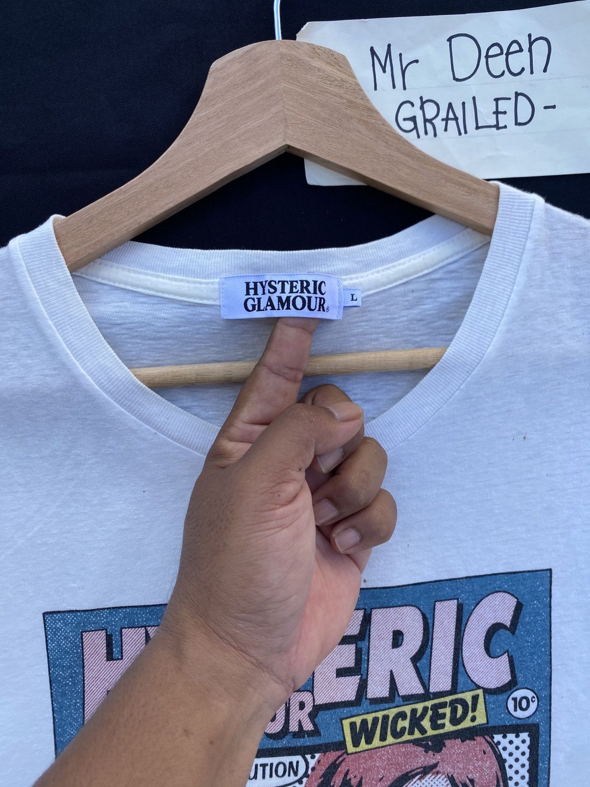 Hysteric Glamour Rare Vintage Hysteric Glamour Sexy Women Wicked Tshirt Size US M / EU 48-50 / 2 - 11 Thumbnail
