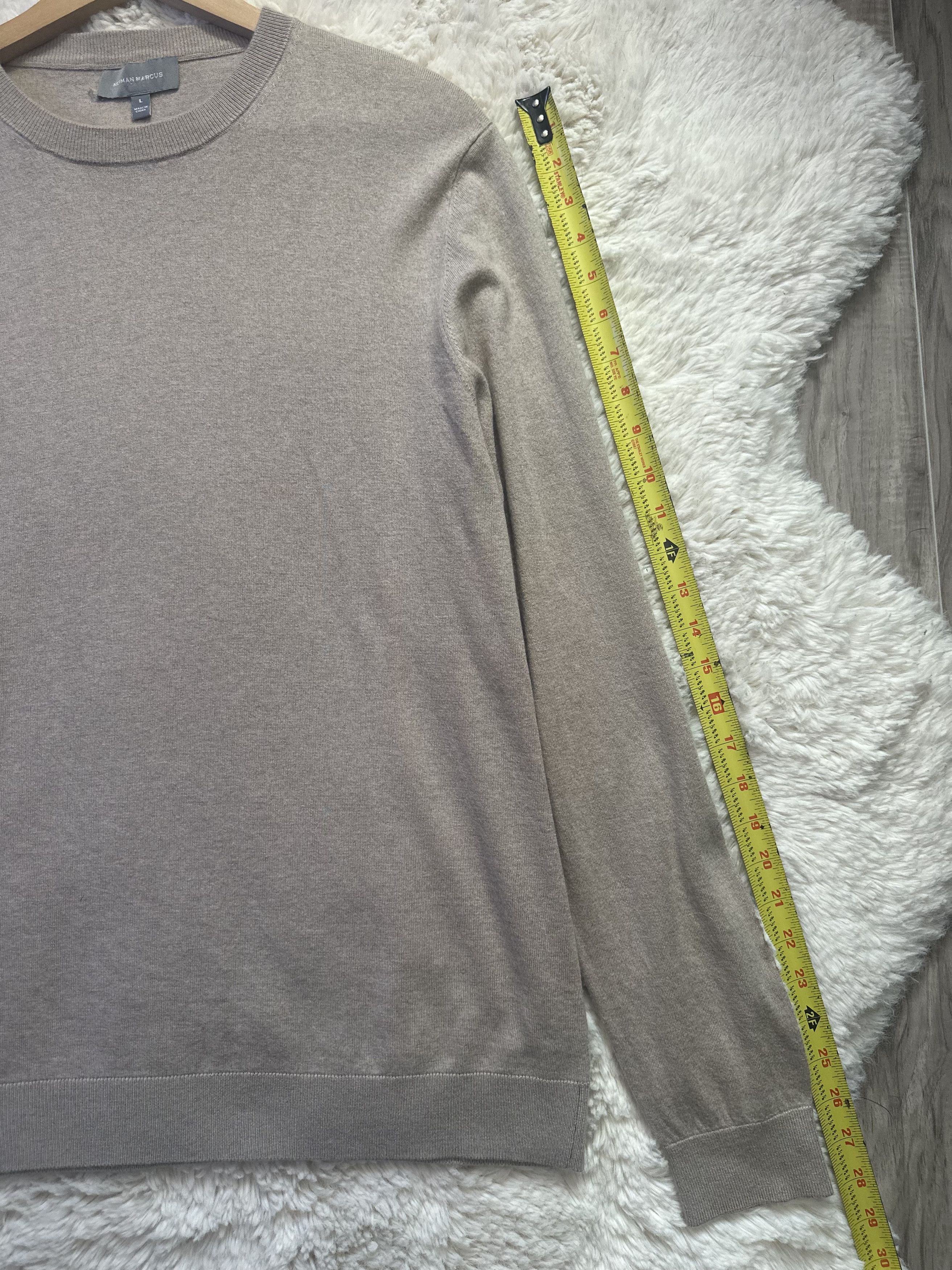 Neiman Marcus × Vintage Neiman Marcus Mens Wool Cashmere Knit Sweater Size US L / EU 52-54 / 3 - 5 Thumbnail