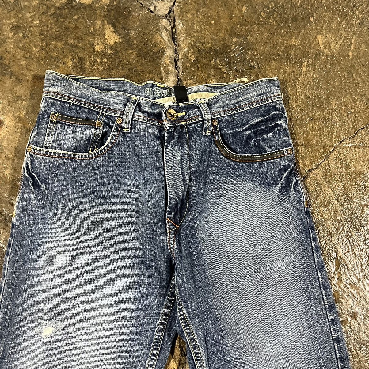 Affliction × Southpole × Vintage Crazy Vintage Y2K Affliction Style Grunge Embroidered Jeans Size US 30 / EU 46 - 9 Thumbnail