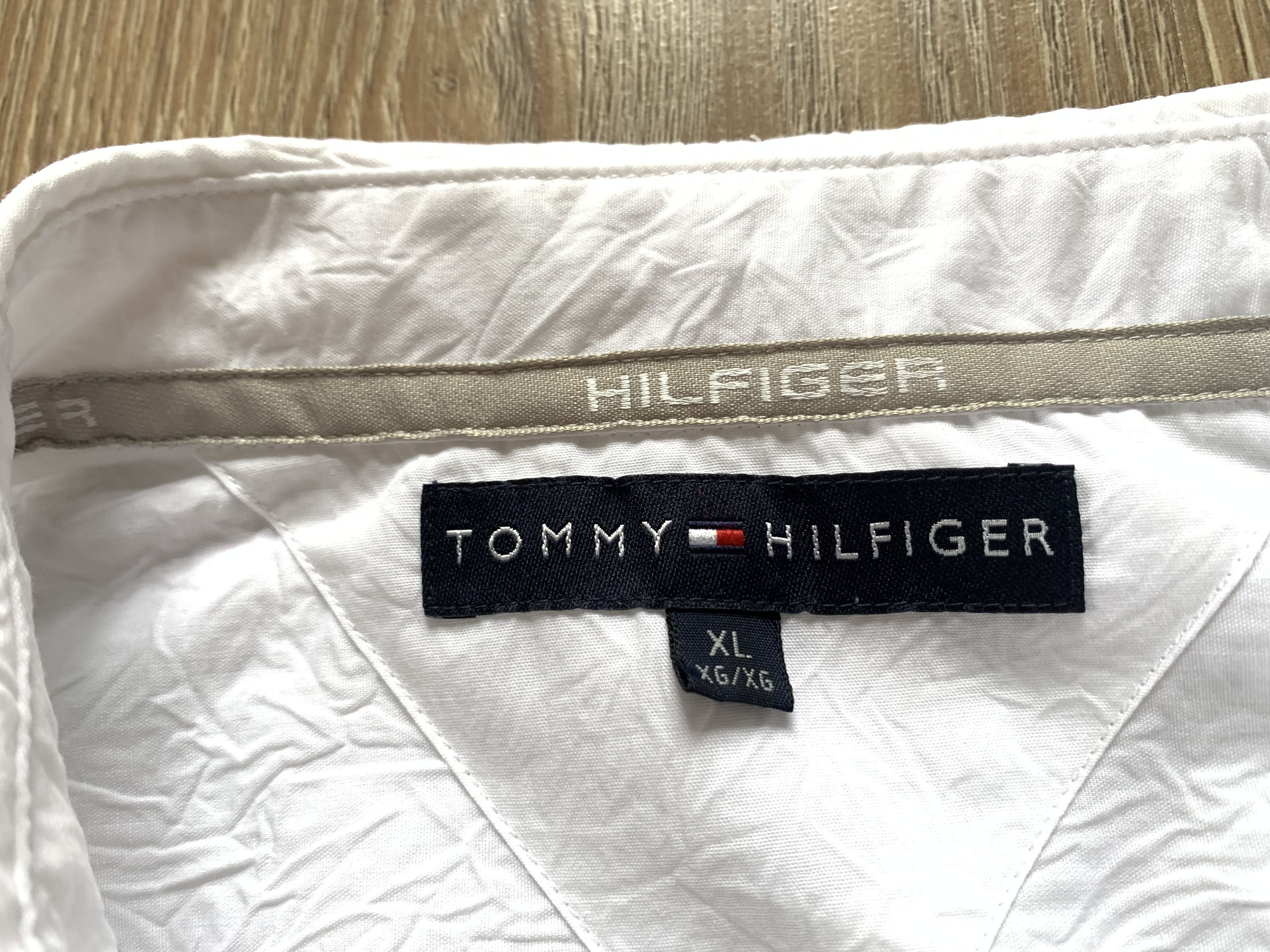 Tommy Hilfiger Tommy Hilfiger White Light Cotton Short Sleeve Shirt Size US XL / EU 56 / 4 - 7 Thumbnail