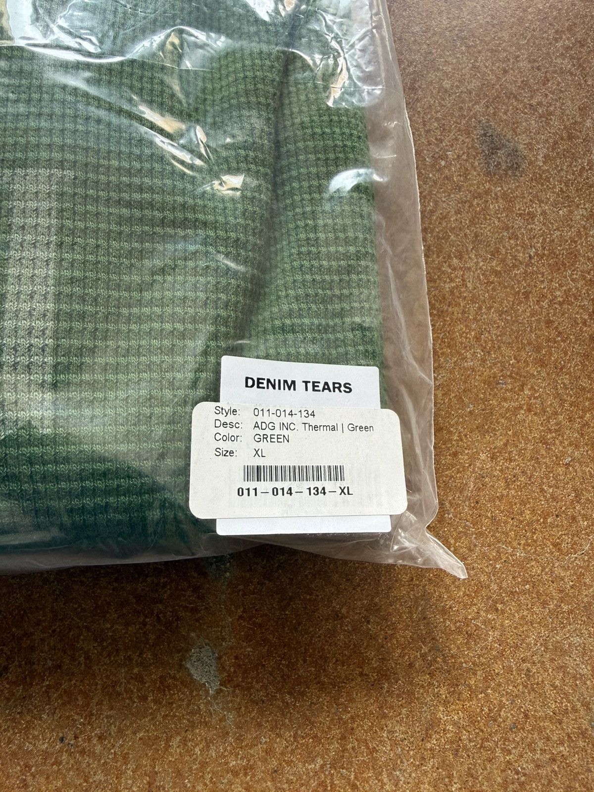 DENIM TEARS Denim Tears ADG Inc. Thermal Green XL Size US XL / EU 56 / 4 - 9 Thumbnail