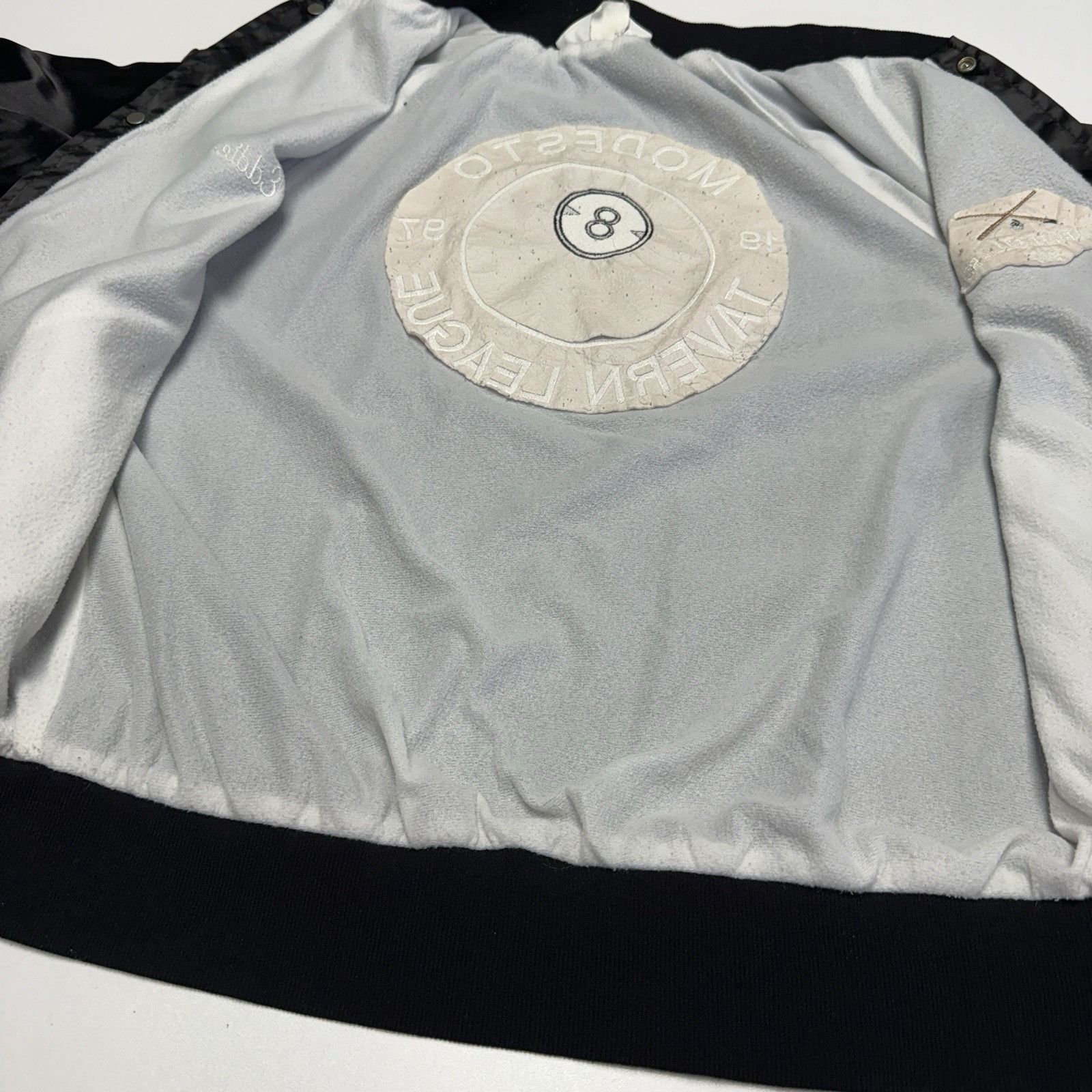 Vintage Vintage 8 Ball Billiards League Jacket Mens L 23.5x25.5 Size US L / EU 52-54 / 3 - 15 Thumbnail