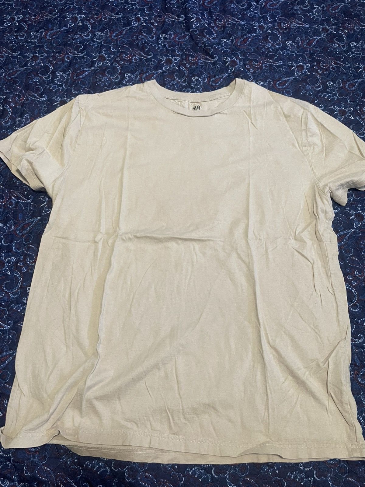H&M H&M Beige Tee Size US XL / EU 56 / 4 - 1 Thumbnail