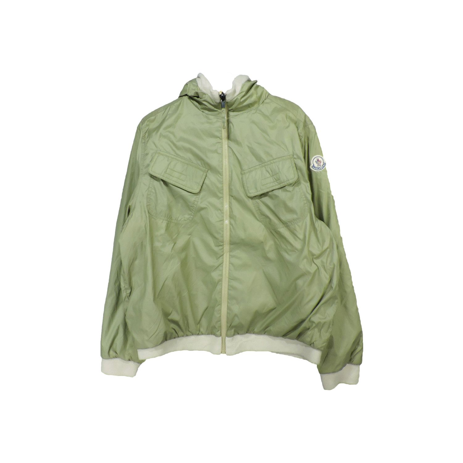 Moncler 90’S MONCLER HUSKY REVERSIBLE LIGHT GREEN FLEECE JACKET Size US S / EU 44-46 / 1 - 3 Thumbnail