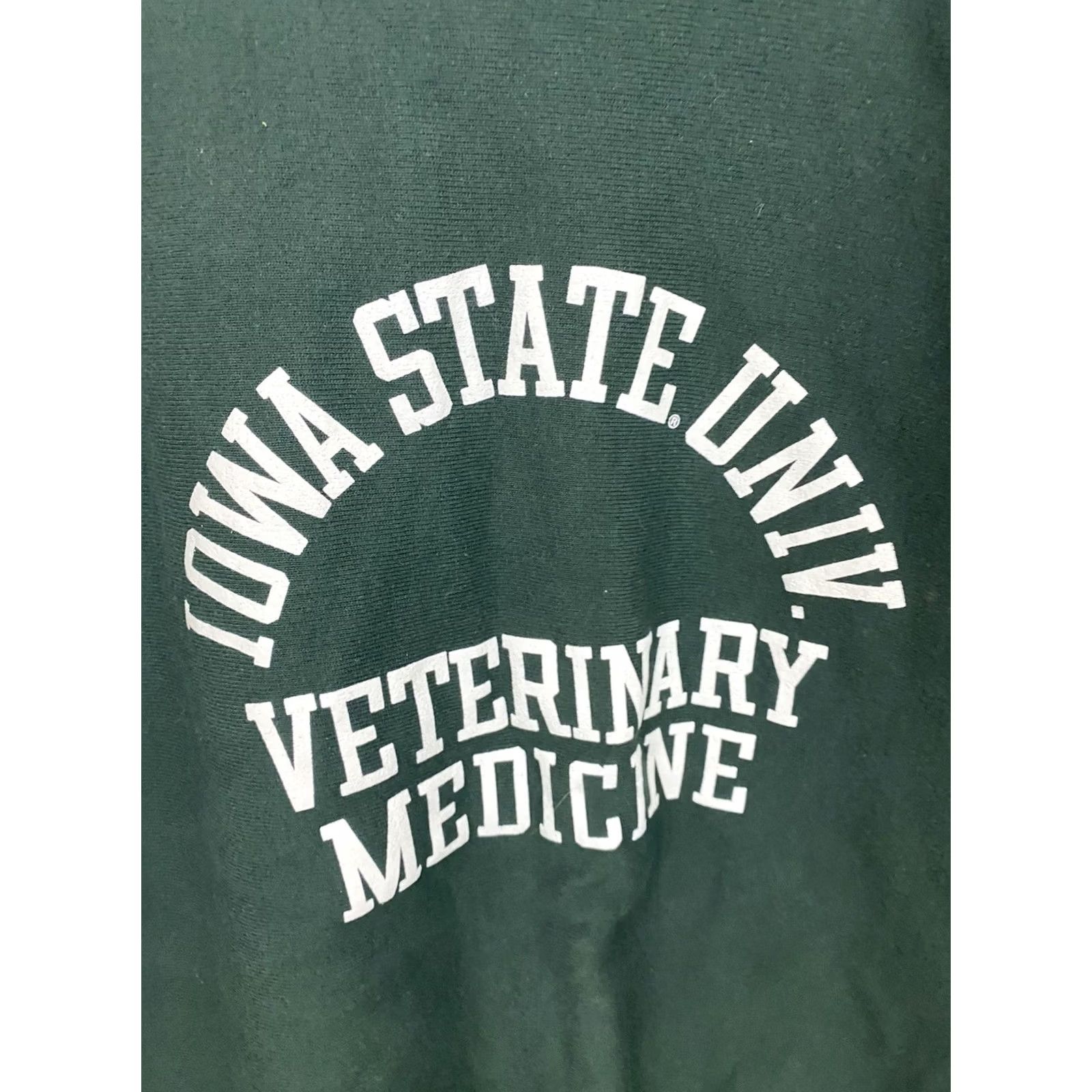Champion VTG Champion 90s Iowa State Veterinary Medicine Reverse Weave Sweatshirt M Green Mens Crewneck Sizes Medium Size US M / EU 48-50 / 2 - 2 Thumbnail