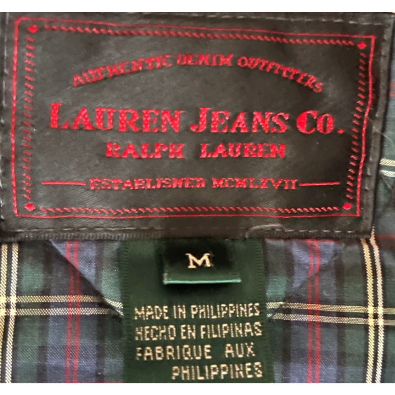 Vintage VINTAGE Lauren Jeans Co. Ralph Lauren Quilted Mid-Length Jacket Size Medium Size 32" / US 10 / IT 46 - 4 Thumbnail